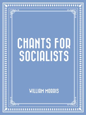 cover image of Chants for Socialists